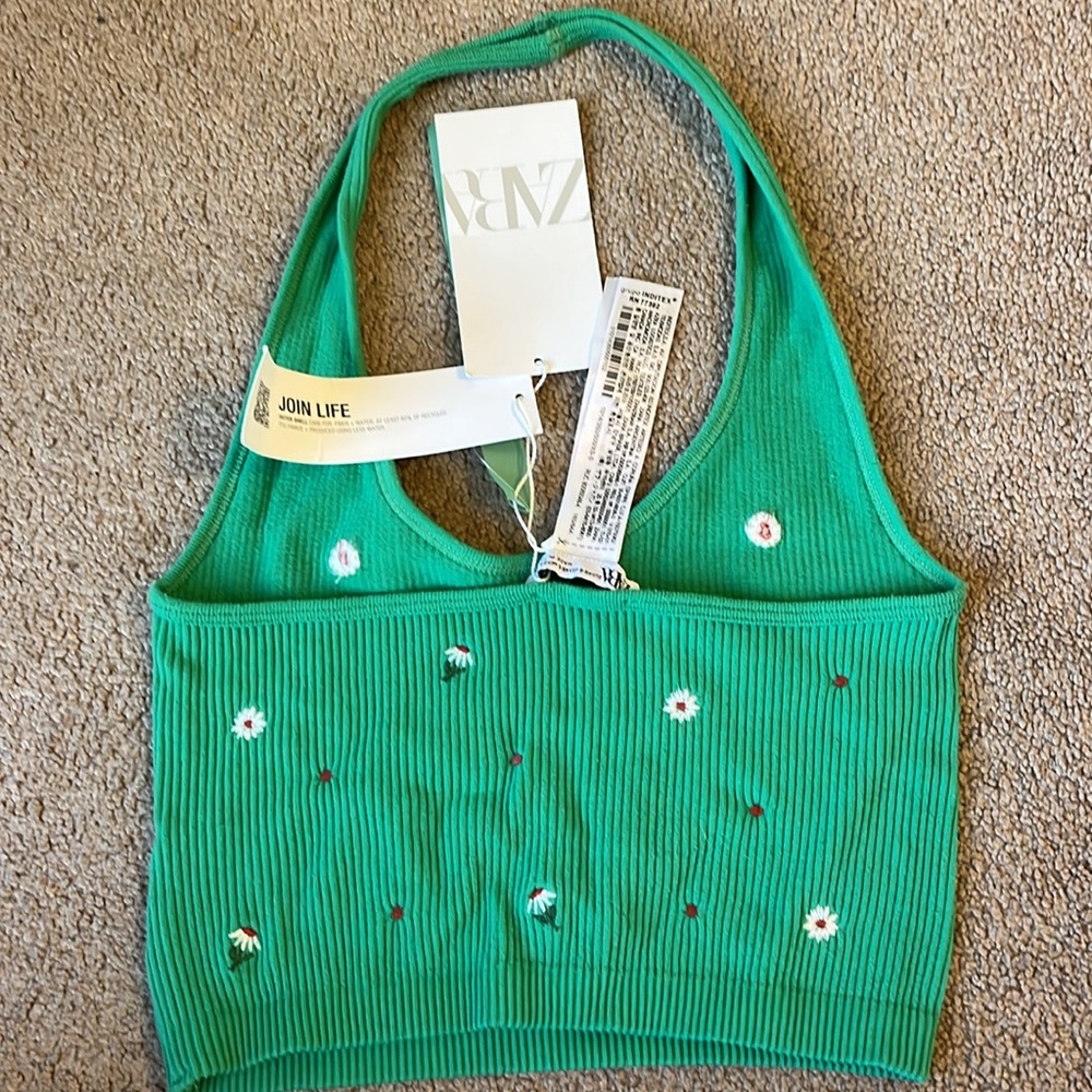 NWT Zara Halter Top - Picture 2 of 3